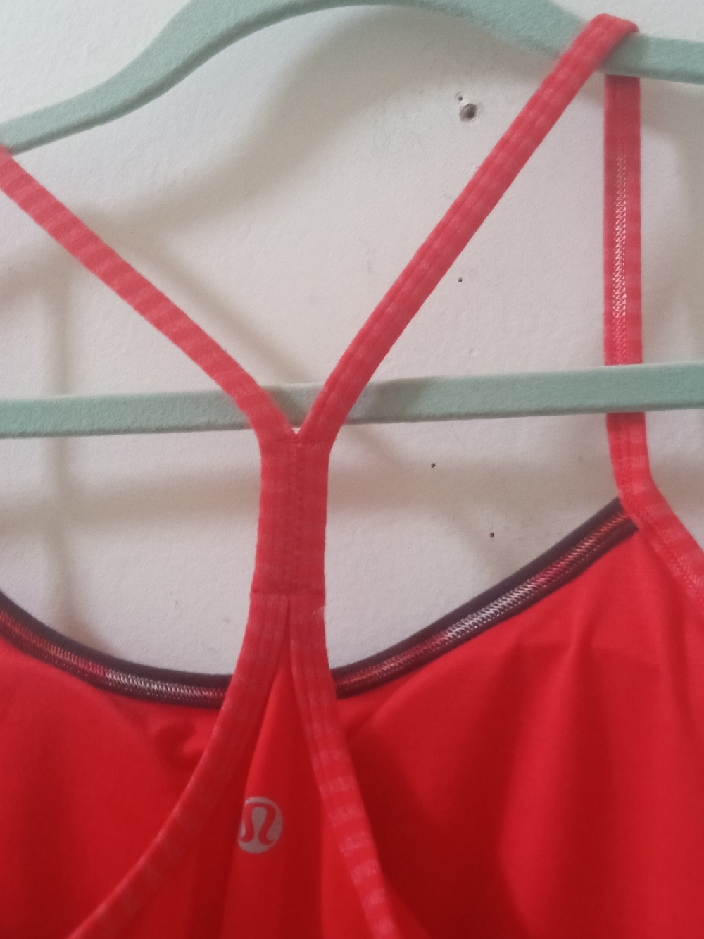 Lululemon Red Women's Strappy Tank Top - Lightweight Summer Layer - Picture 4 of 5